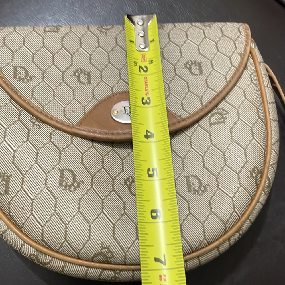 Dior Vintage Half Moon Flap Crossbody - Picture 11 of 12